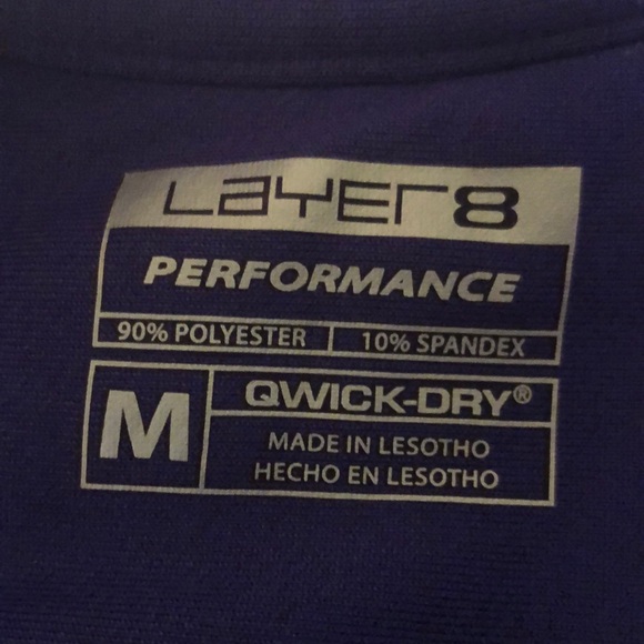Layer 8 Performance Fleece Lined Top size M - Picture 6 of 8